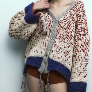 Zara cardigan new